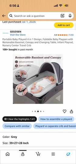Playpen with changing station