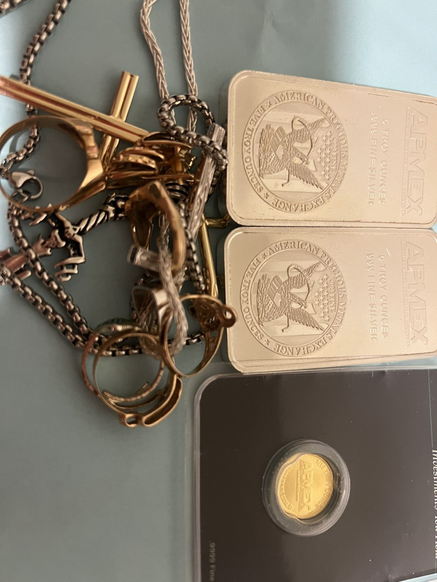 Gold and Fine silver