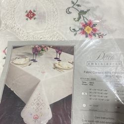 EMBROIDERED TABLE CLOTH