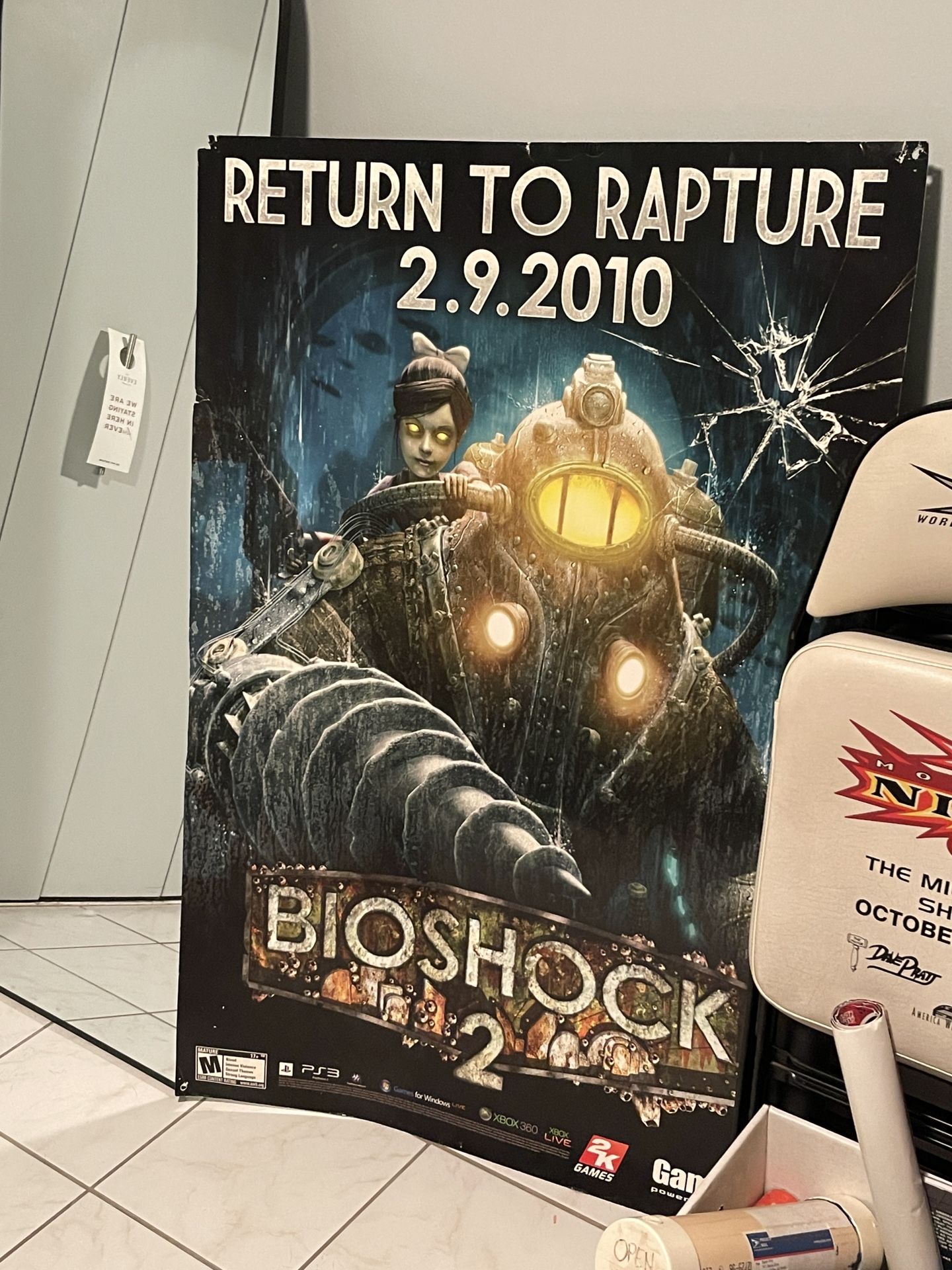 BIOSHOCK 2 GameStop 2010 Promotional Poster for Sale in Phoenix