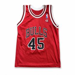 Chicago Bulls Michael Jordan #45 Champion Jersey – Boys Youth Small