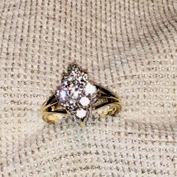 Anillo De Diamantes /Cocktail Diamond Ring