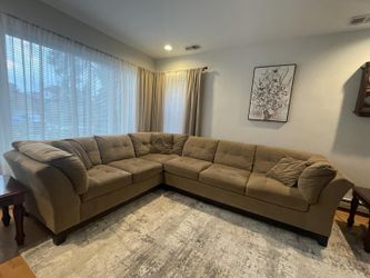 Large  L-shape  sectional couch