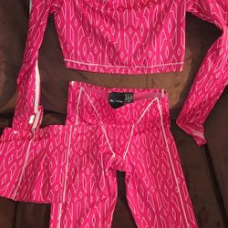 Ivy Park PinknMonogram Set