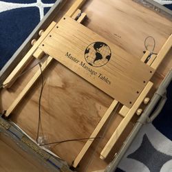 Height Adjustable Leather Massage Table 