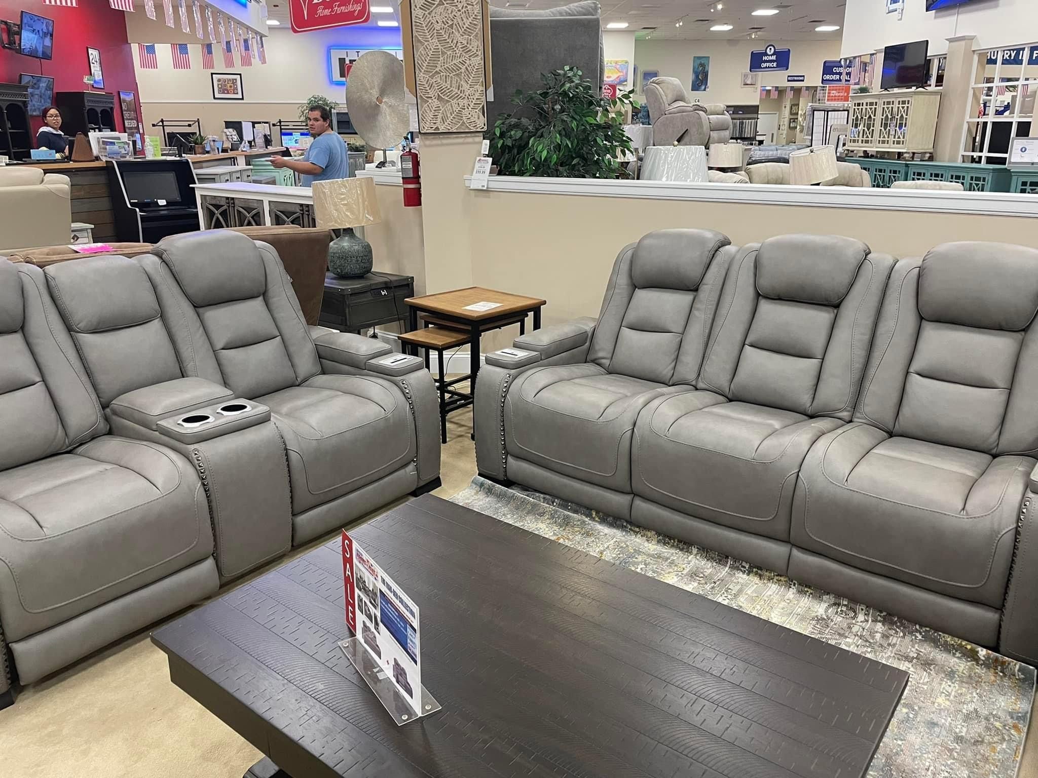 Genuine Leather Power Reclining Sofa Or Love Seat $2399 Each Your Choice