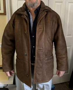 Chompa De Cuero  BORZLarge Nueva