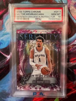 Topps chrome Victor Wembanyama /399