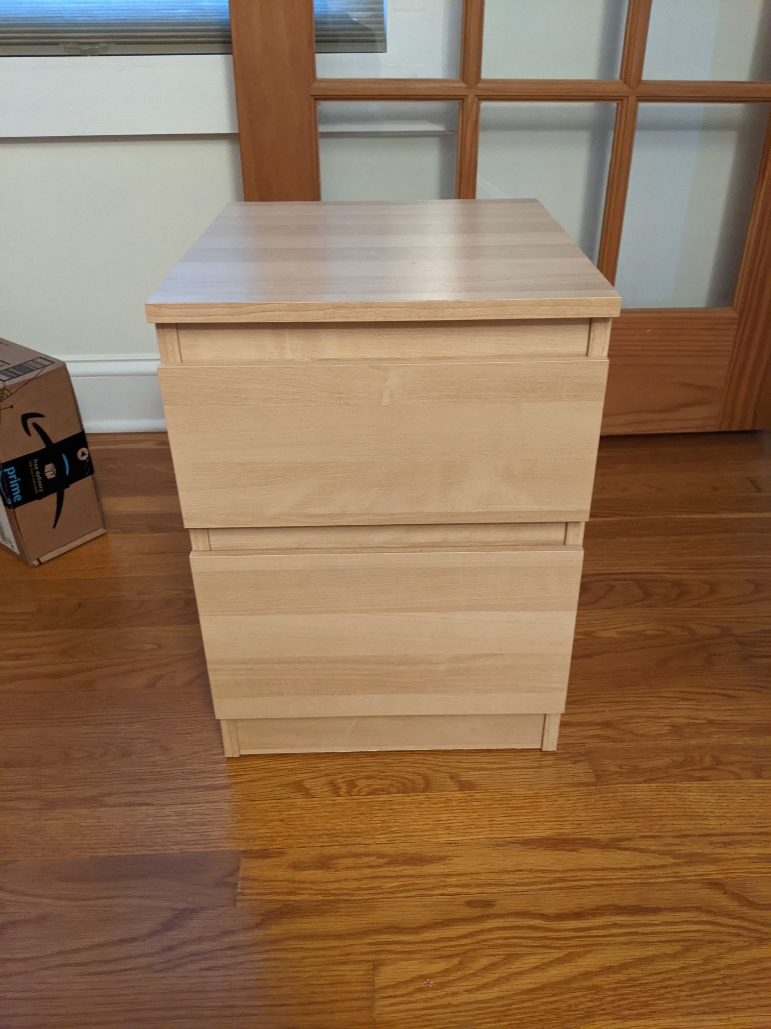 Ikea two drawer nightstand small table