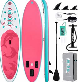 11'6''/11'/10'6'' FunWater Inflatable Ultra-Light Stand Up Paddle Board Premium SUP Paddleboard