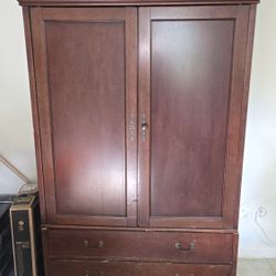 Vintage Wood Hutch