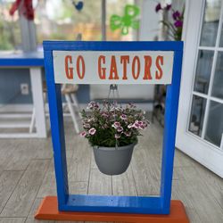 Hand Built Team Color Plant Hangers