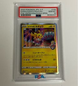 Kanazawa's Pikachu PSA 10 Gem Mint Promo Card