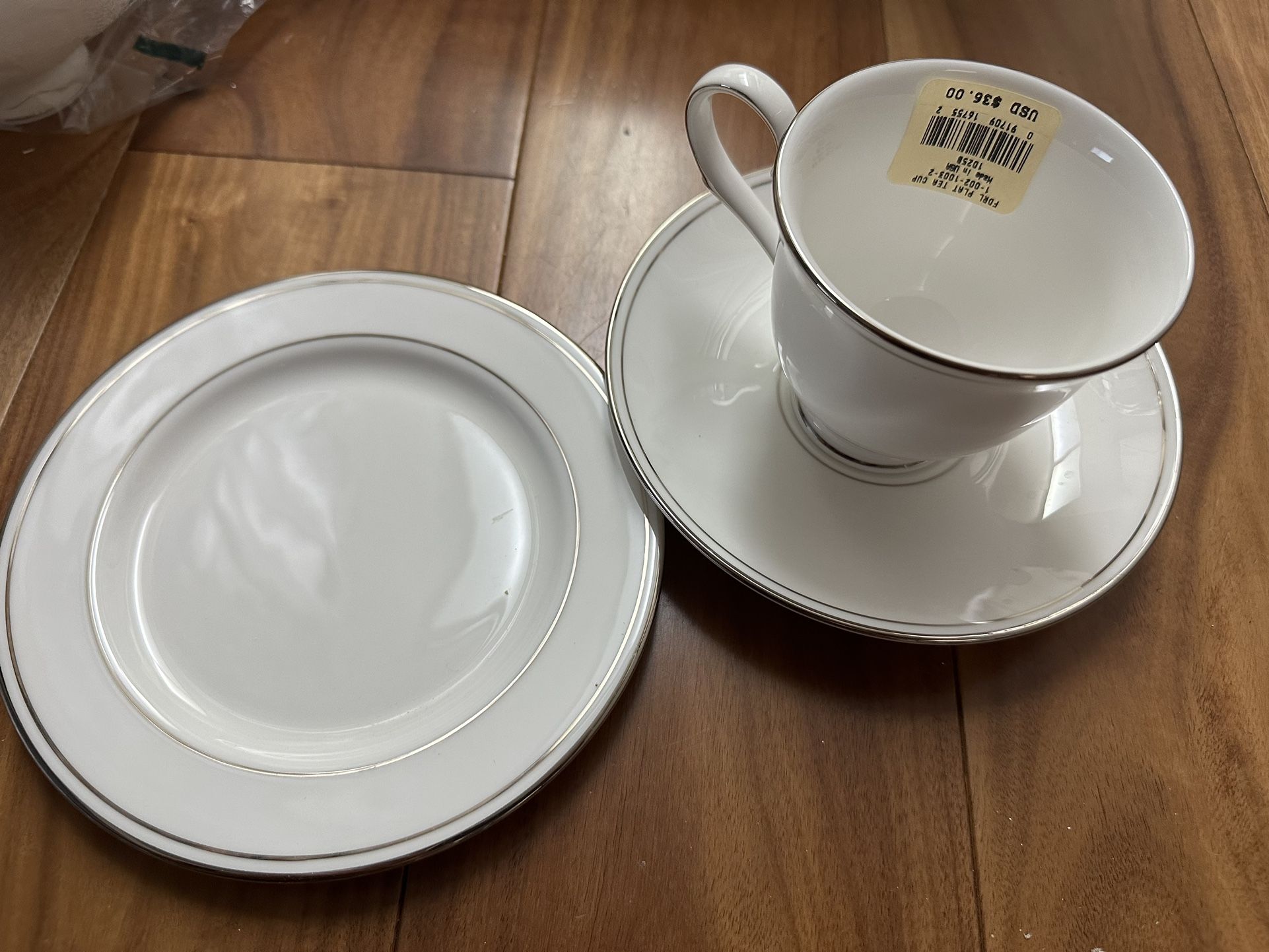 Lenox Federal Platinum Tea Set