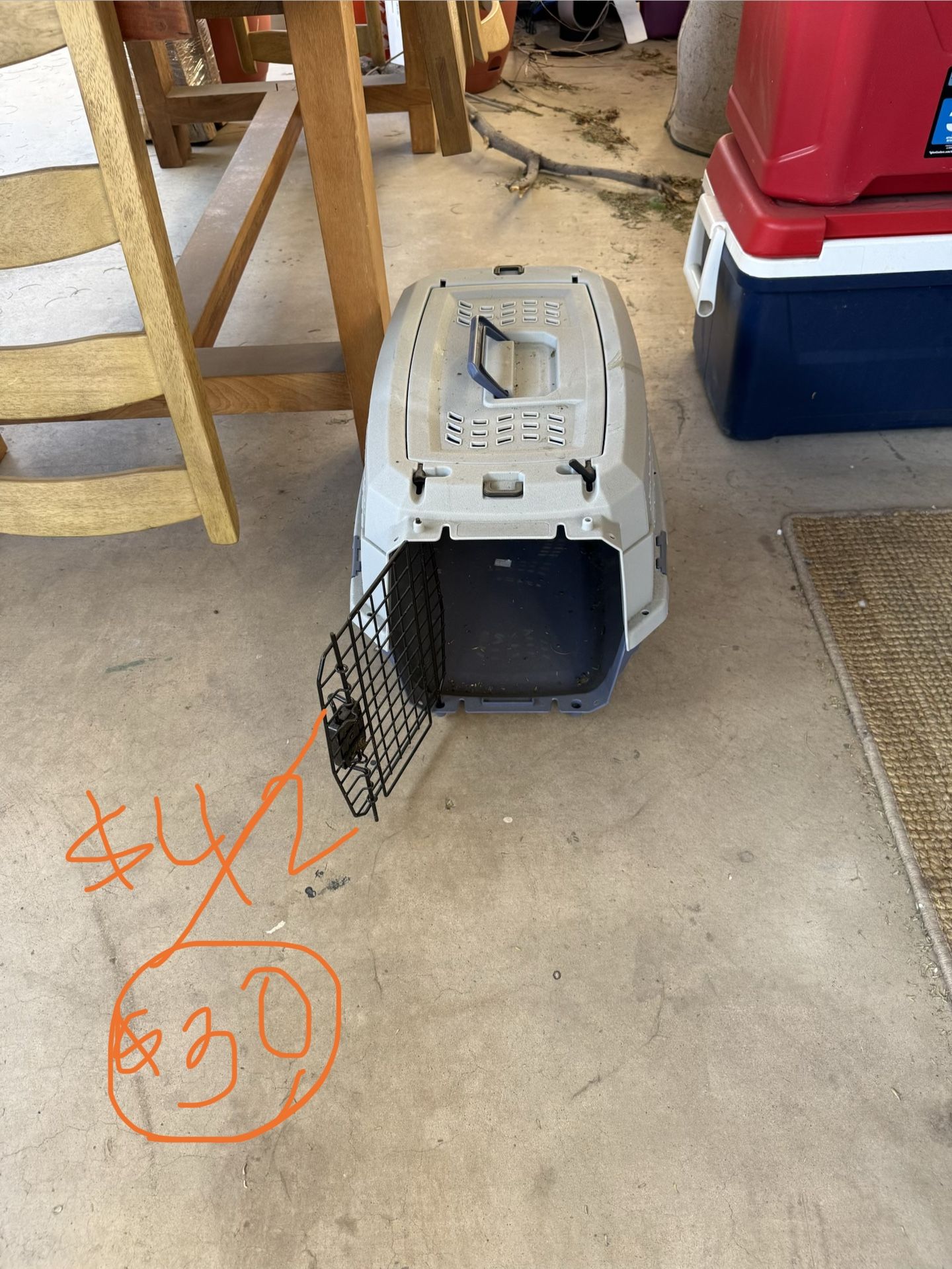 Hard Sided Pet Carrier With 2 Doors- Used Only Once