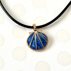 Blue Seashell Necklace 