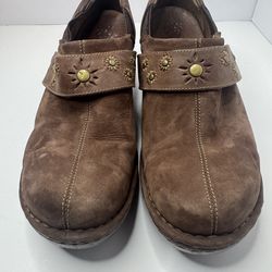 Ariat Brown Suede Clogs Size 7B