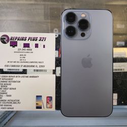 Unlocked Blue iPhone 13 Pro 128gb