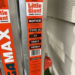 Little Giant MEGA MAX Ladder 17ft With Air Deck