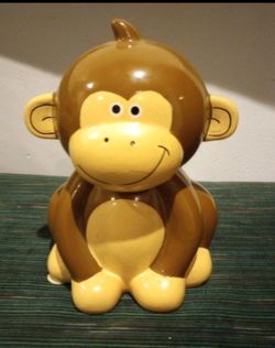 FAB Starpoint Ceramic Monkey Piggy Bank