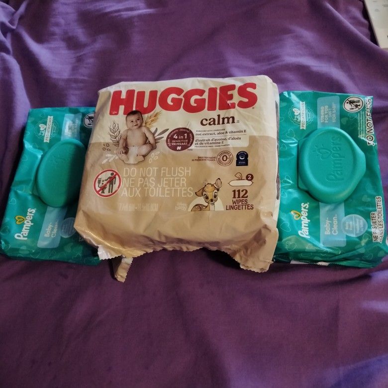Huggies & Pampers Baby Wipes...READ DESCRIPTION!!