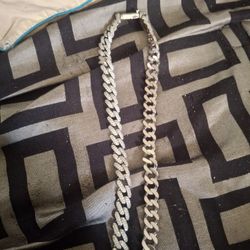 Real silver necklace