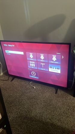 TCL 49 Inch TV With Remote And New Roku Device Delivered For 15 Dollars
