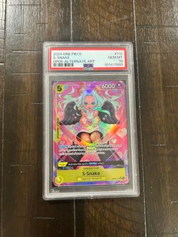 PSA 10 S-Snake OP08-112 Two Legends Alt Art Foil ENG 2024 💕