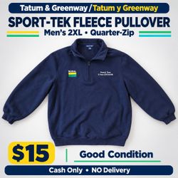 Sport-Tek Quarter-Zip Fleece Pullover Men’s 2XL