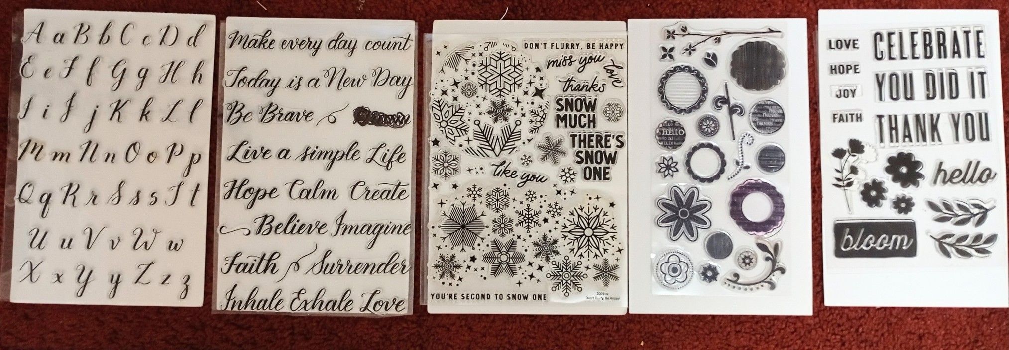 Very Lightly Used Stamp Sets