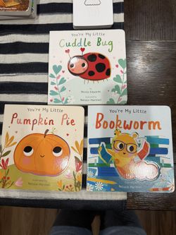 You're My Little Bookworm, Cuddle Bug & Pumpkin Pie Board Books (3)