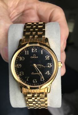 Omax quartz watch sales