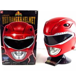 Toys R Us version NEW Bandai Mighty Morphin Power Rangers Legacy Jason Red Ranger Helmet 1:1 Scale MMPR