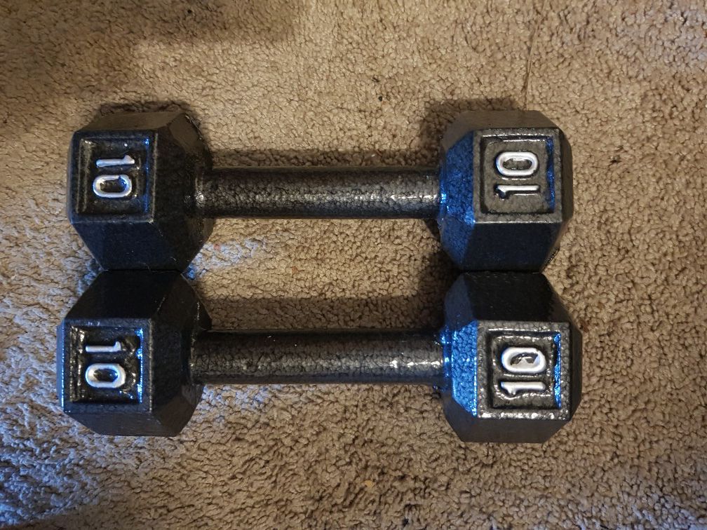 10 lb dumbbells gym weights