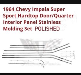 1964 Chevy Impala SS Complete Interior Panel Trim