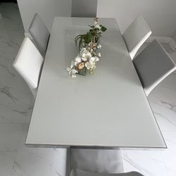Dinning Table Set And Console Table