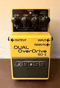 Boss SD-2 Dual Overdrive Guitar Pedal