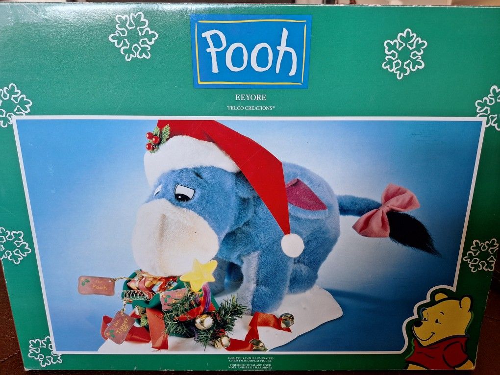 Disney EEYORE Telco Creations Animated & Illuminated Moving Display.