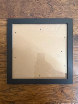 Square Black Picture Frame with Stand & Wall Mount