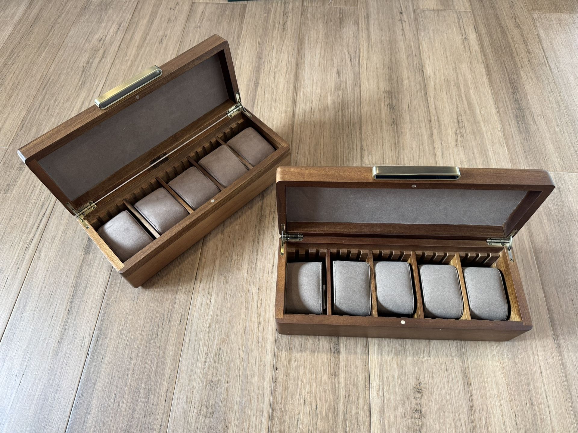 Custom Men's Watch Boxes by Shanik – Set of 2 – $40 for Both - $40 (Homer Glen)