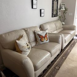 Set Of Leather Couches
