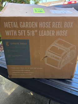 Garden hose wheel.
