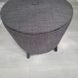 Round Storage Foot Stool - 16"H x 18" Round