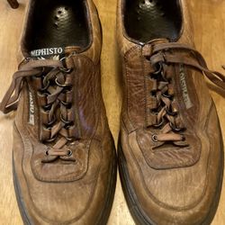 Mephisto Men Leather Tan Size 10.5 