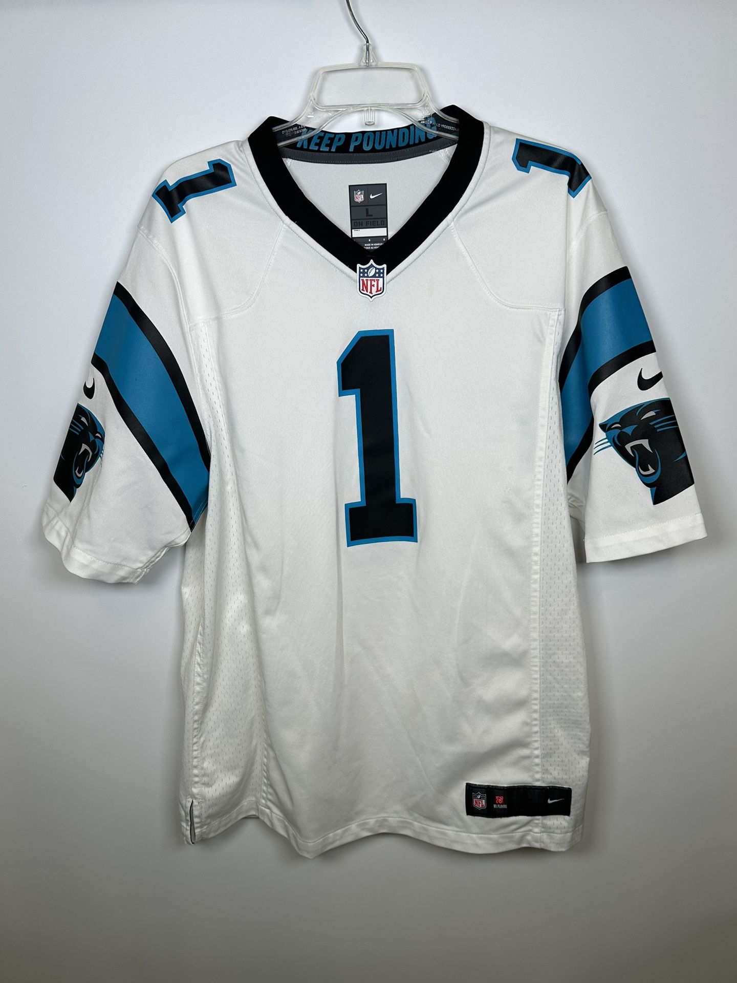 New Nike Cam Newton White CAROLINA PANTHERS Authentic Game NFL