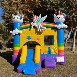 14X14 Marble Bounce house 
