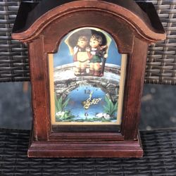 Hummel Story Wood Clock