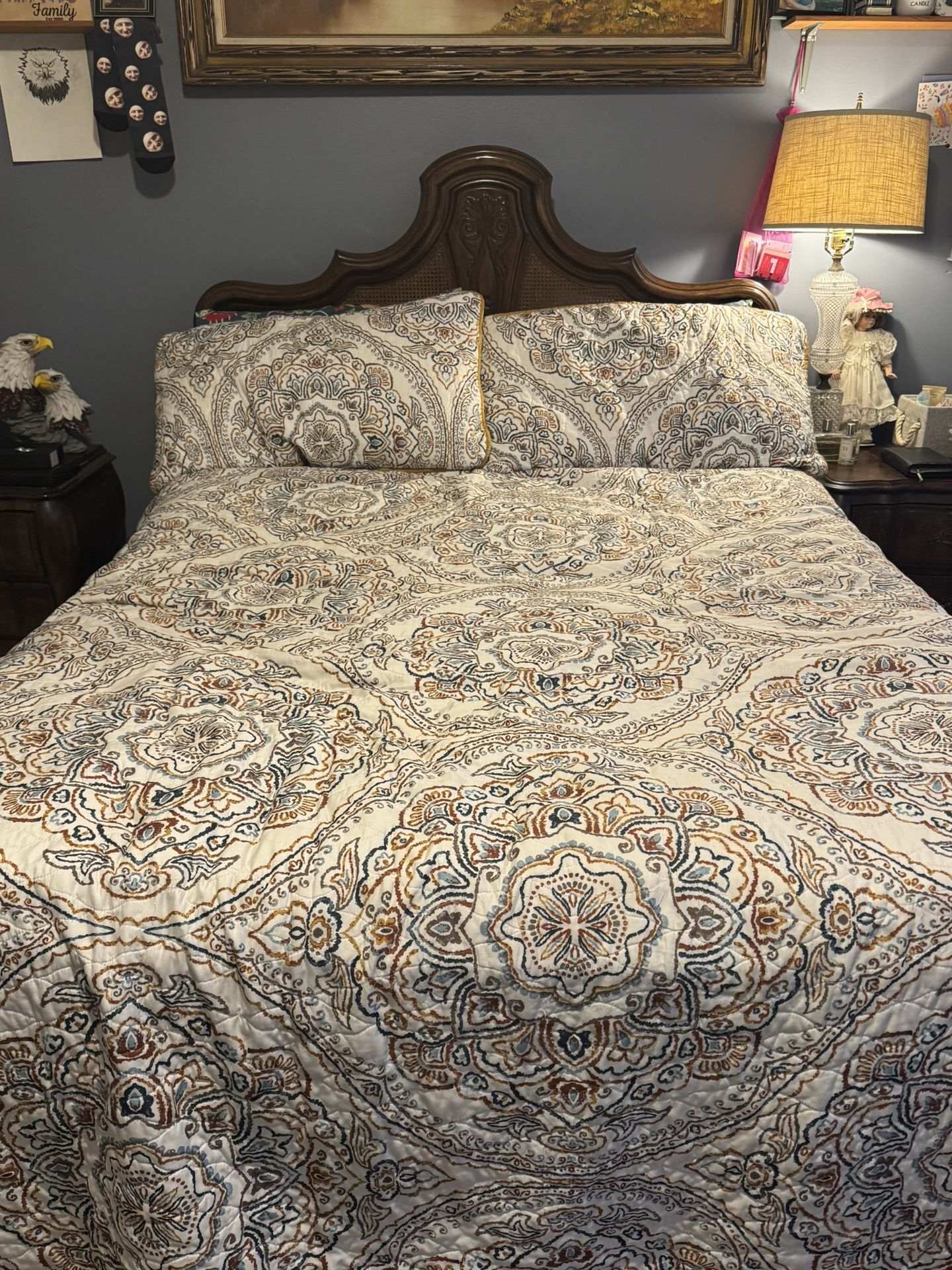 Italian Bed Frame - $70 Alone Or $200 For Bedroom Set