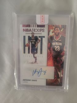 Anthony Davis NBA Hoops Hot Signatures Auto 15/25