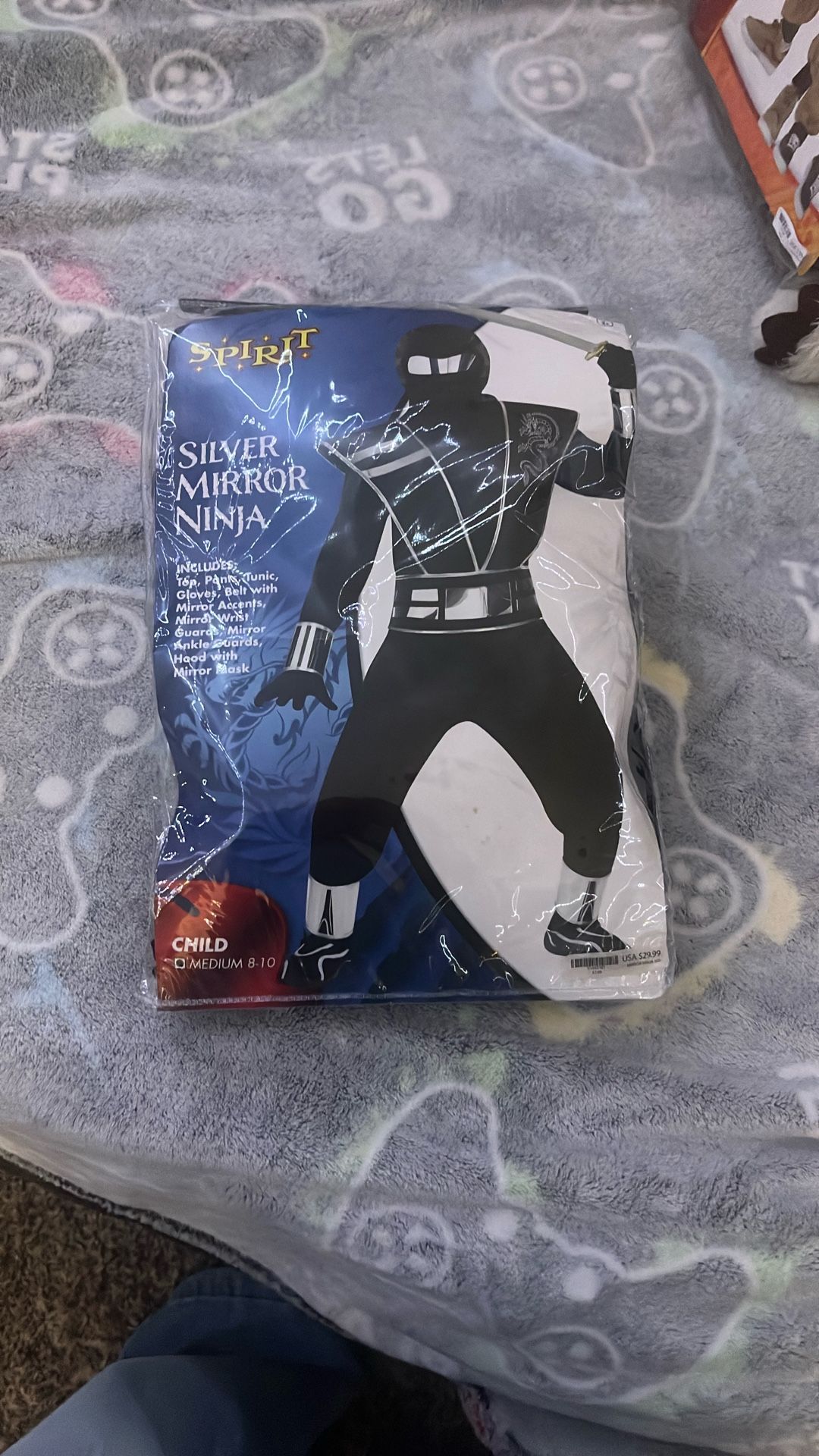 Silver mirror ninja Costume